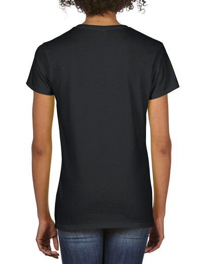 PREMIUM COTTON ®  LADIES' V-NECK T-SHIRT - Black - Additional