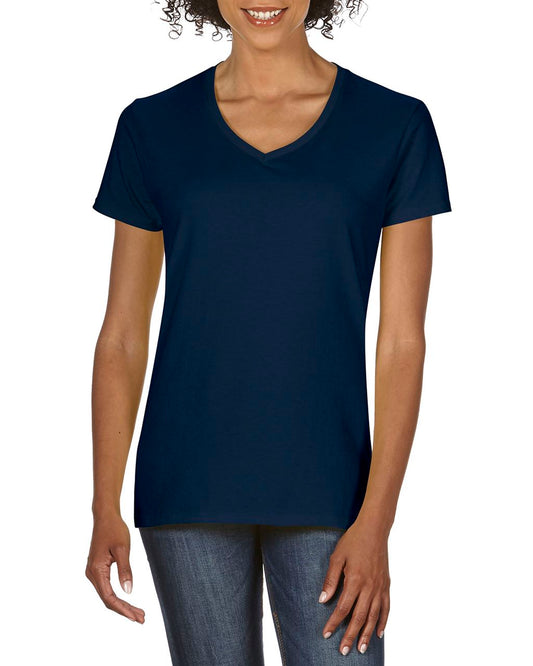 PREMIUM COTTON ®  LADIES' V-NECK T-SHIRT - Navy - Main