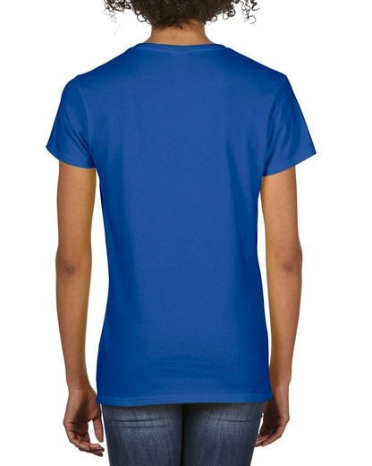 PREMIUM COTTON ®  LADIES' V-NECK T-SHIRT - Royal - Additional
