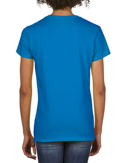 PREMIUM COTTON ®  LADIES' V-NECK T-SHIRT - Sapphire - Additional