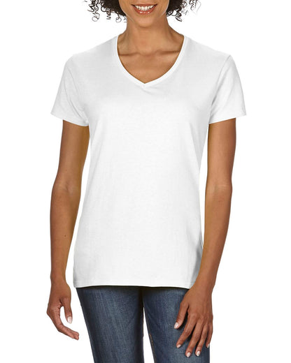 PREMIUM COTTON ®  LADIES' V-NECK T-SHIRT - White - Main