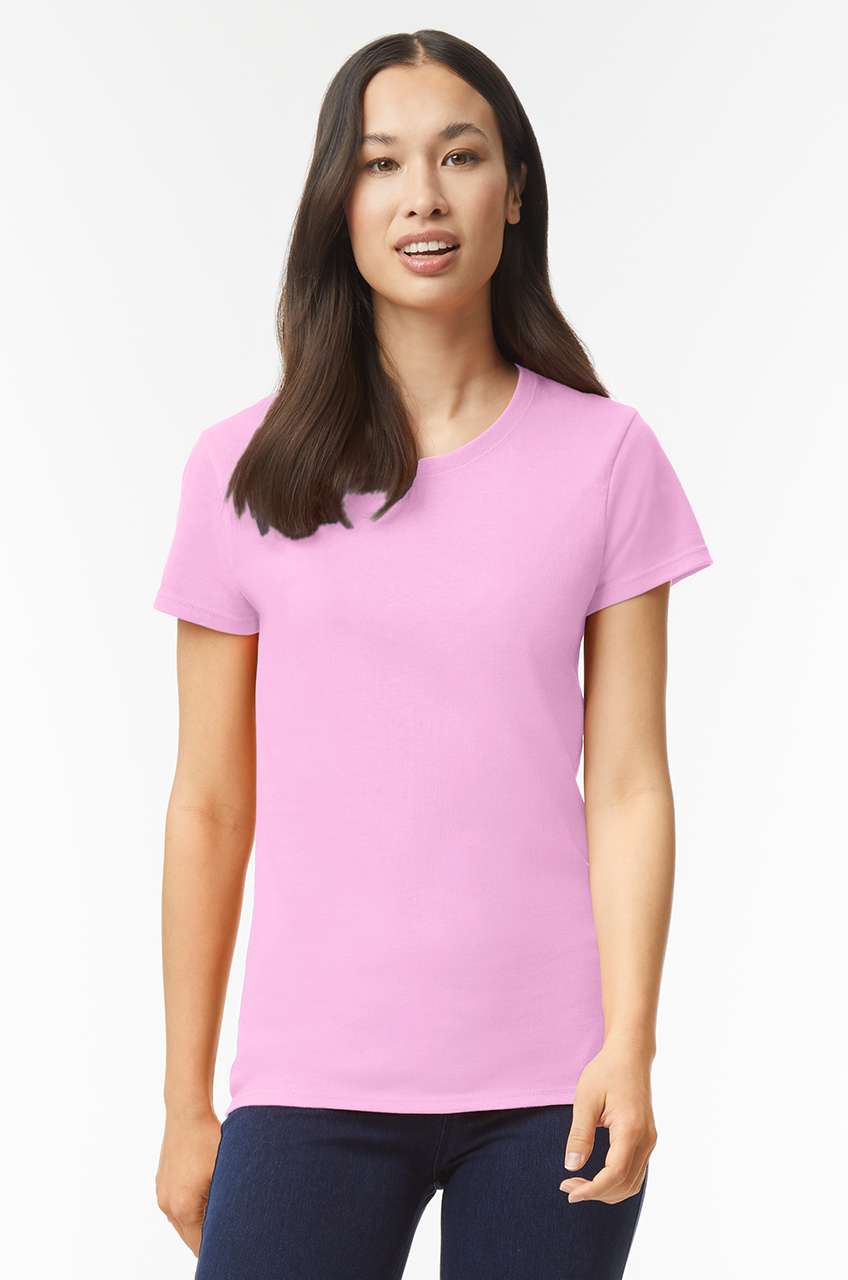HEAVY COTTON™  LADIES' T-SHIRT - Light Pink - Additional