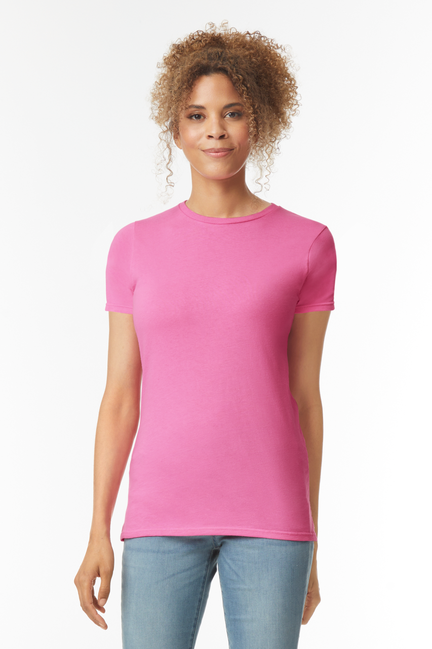 SOFTSTYLE ®  LADIES' T-SHIRT - Charcoal - Additional