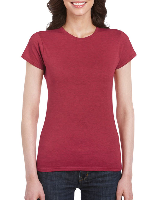SOFTSTYLE ®  LADIES' T-SHIRT - Antique Cherry Red - Main