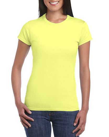 SOFTSTYLE ®  LADIES' T-SHIRT - Cornsilk - Main