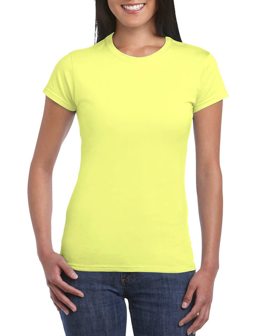 SOFTSTYLE ®  LADIES' T-SHIRT - Cornsilk - Main