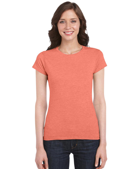 SOFTSTYLE ®  LADIES' T-SHIRT - Heather Orange - Main