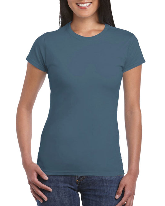 SOFTSTYLE ®  LADIES' T-SHIRT - Indigo Blue - Main