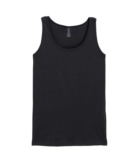 SOFTSTYLE ®  LADIES' TANK TOP - Black - Main