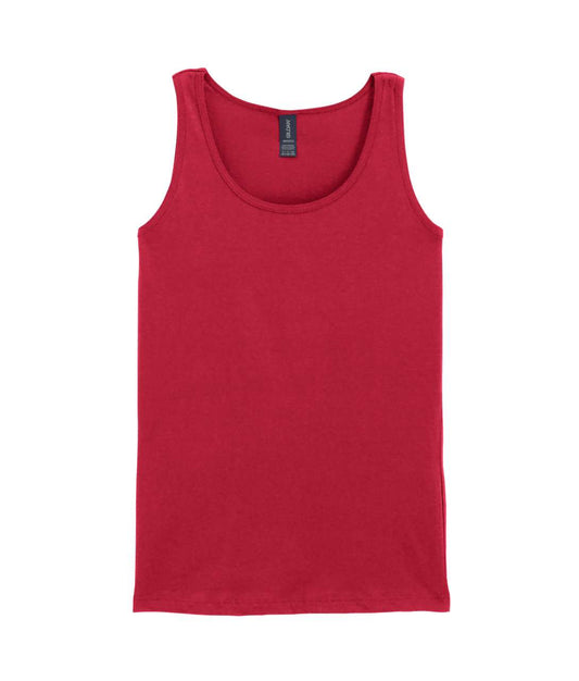 SOFTSTYLE ®  LADIES' TANK TOP - Cherry Red - Main