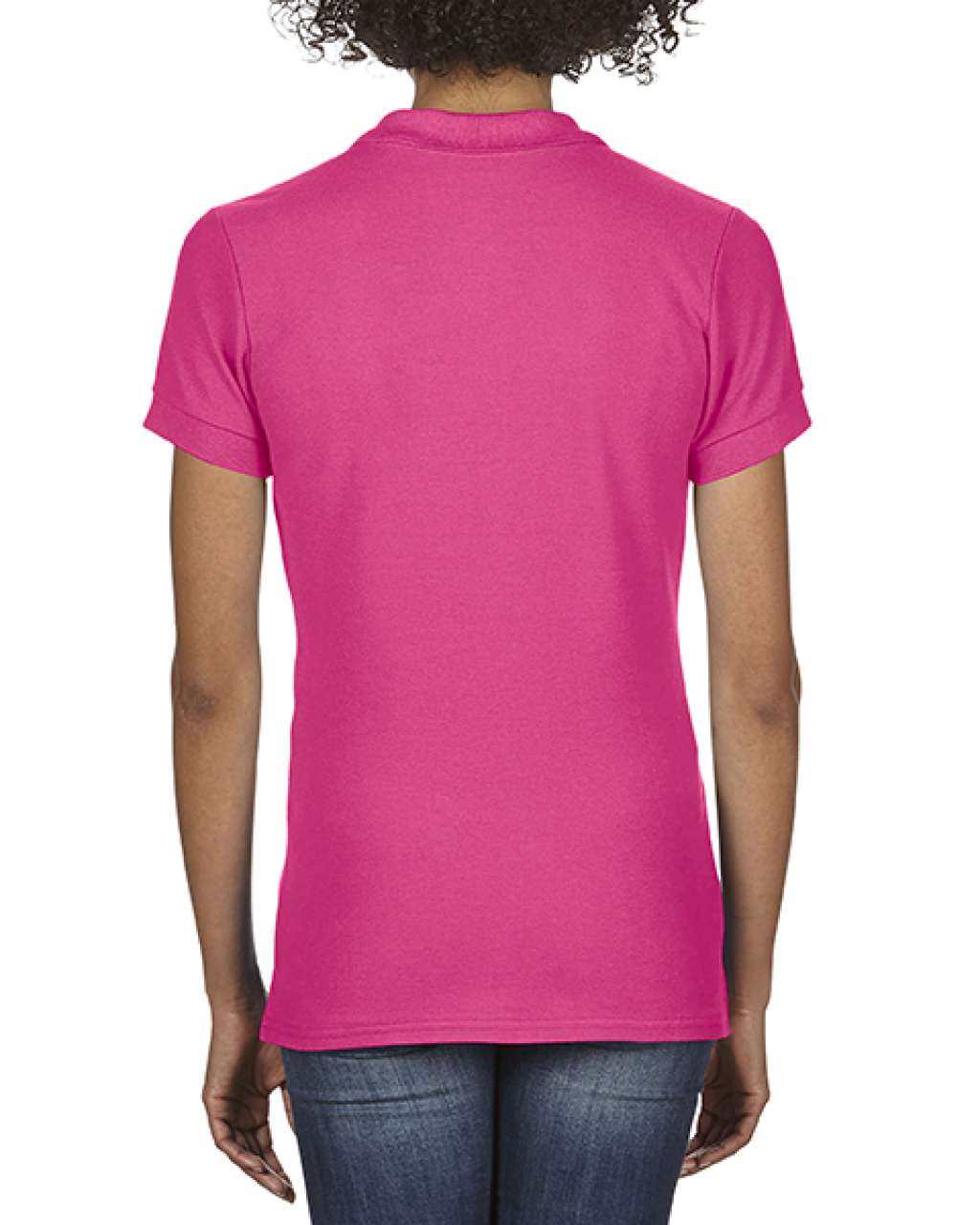 SOFTSTYLE ®  LADIES' DOUBLE PIQUÉ POLO - Heliconia - Additional