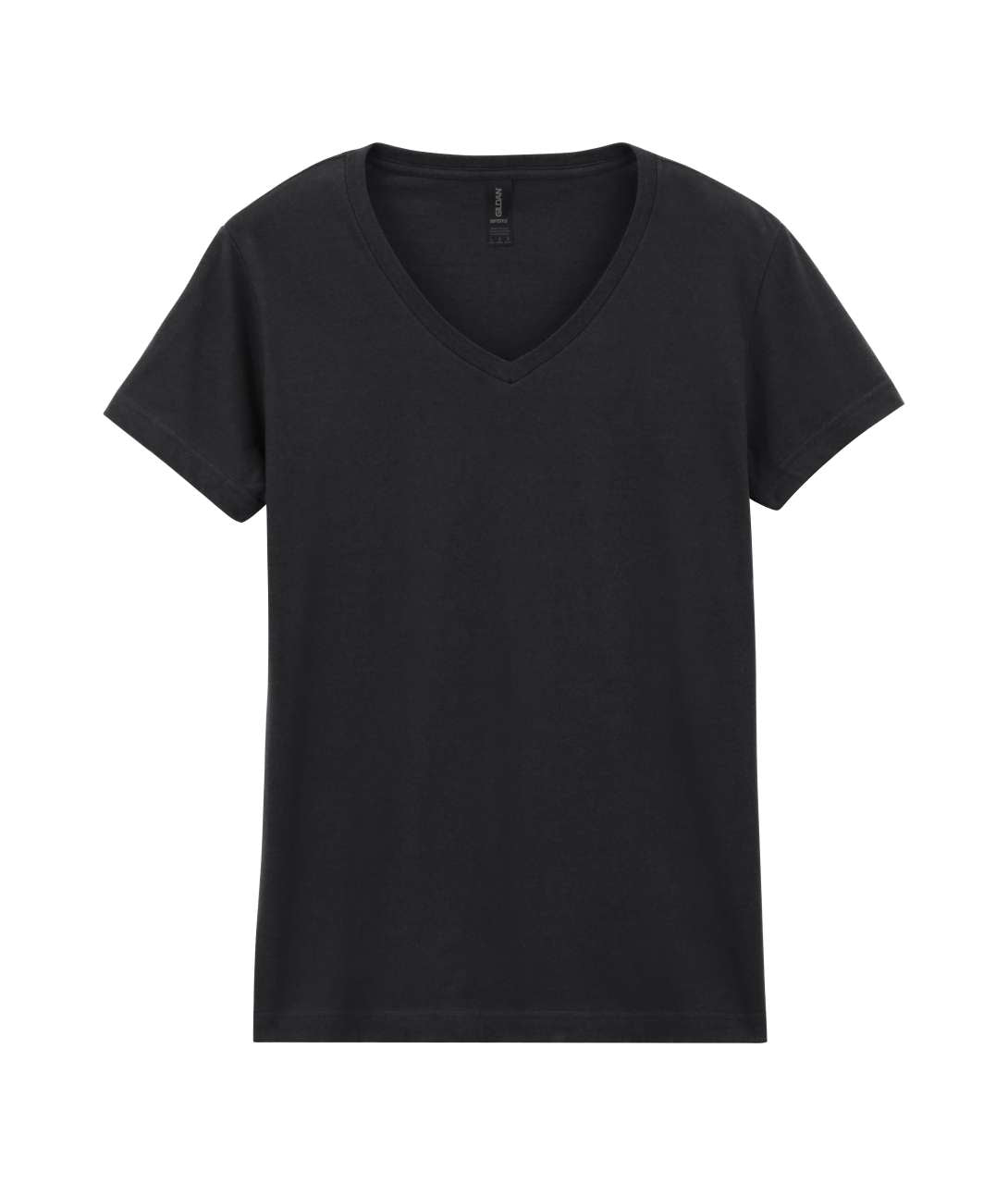 SOFTSTYLE ®  LADIES' V-NECK T-SHIRT - Black - Main