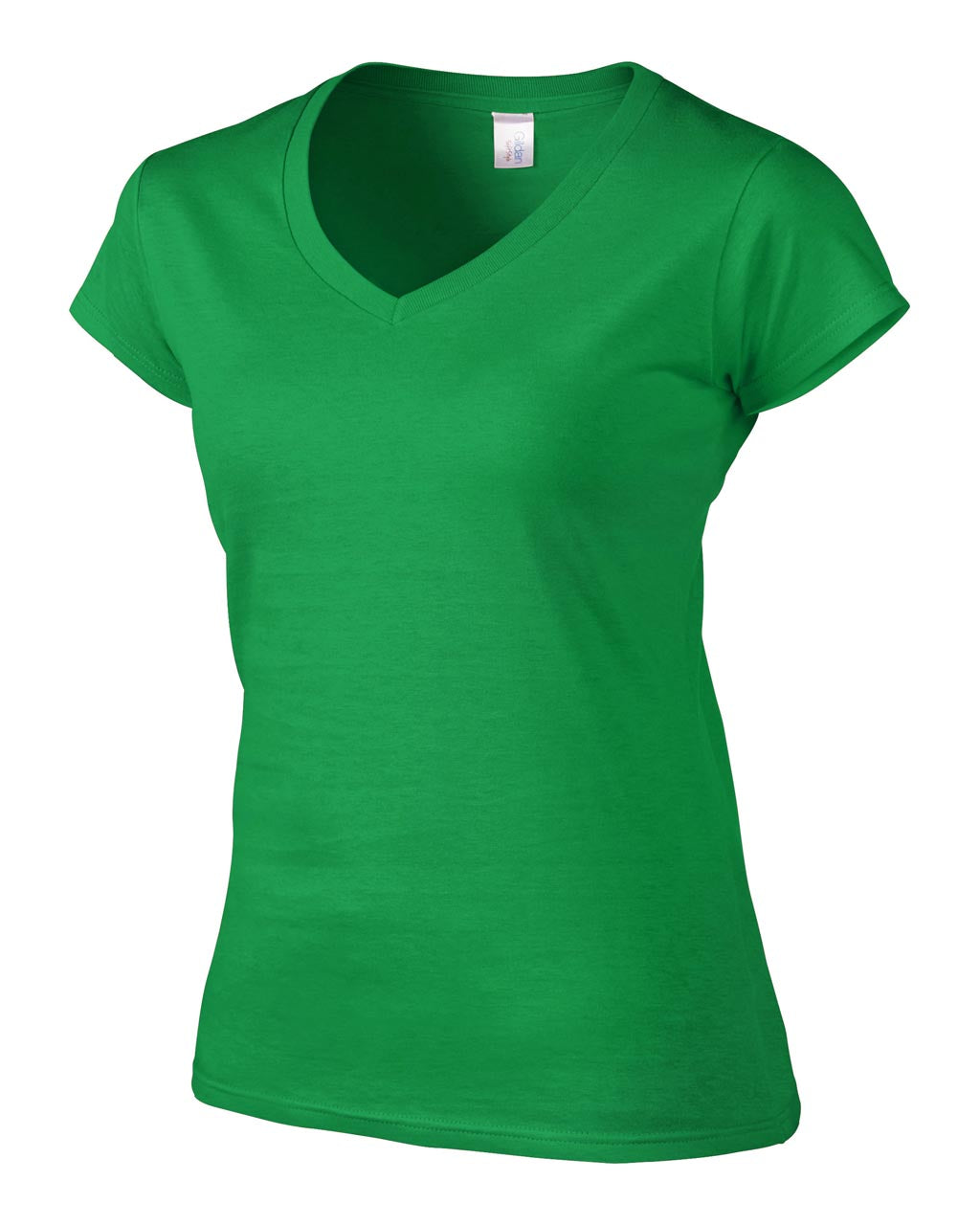 SOFTSTYLE ®  LADIES' V-NECK T-SHIRT - Irish Green - Additional