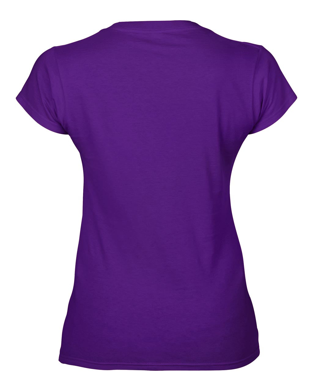 SOFTSTYLE ®  LADIES' V-NECK T-SHIRT - Purple - Additional