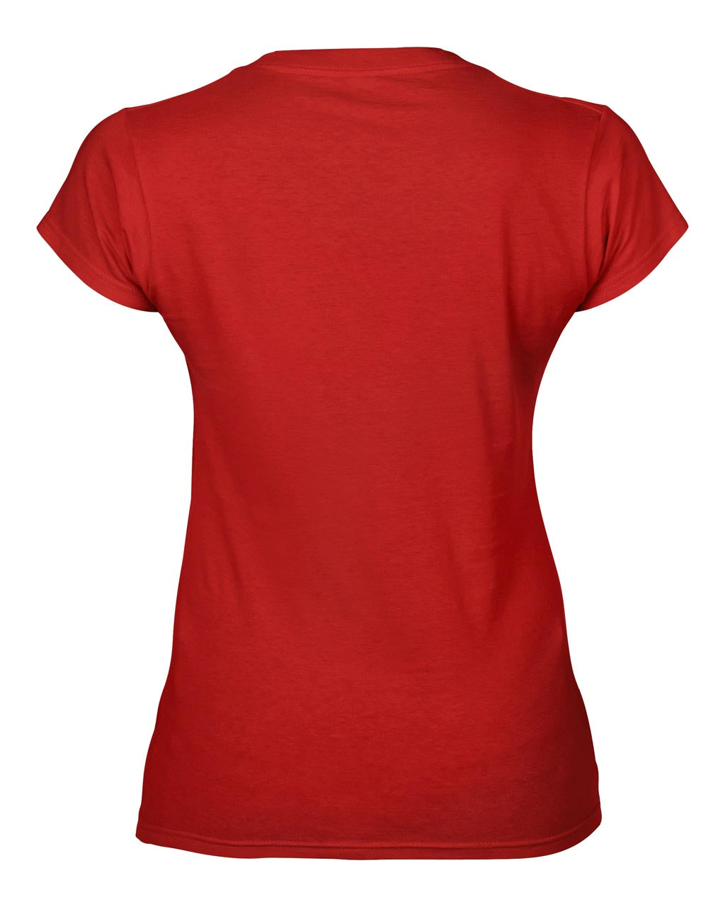 SOFTSTYLE ®  LADIES' V-NECK T-SHIRT - Red - Additional