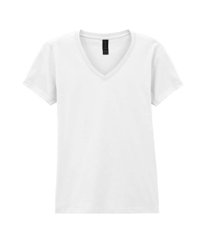 SOFTSTYLE ®  LADIES' V-NECK T-SHIRT - White - Main