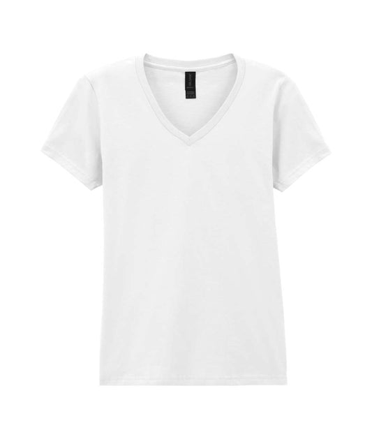 SOFTSTYLE ®  LADIES' V-NECK T-SHIRT - White - Main