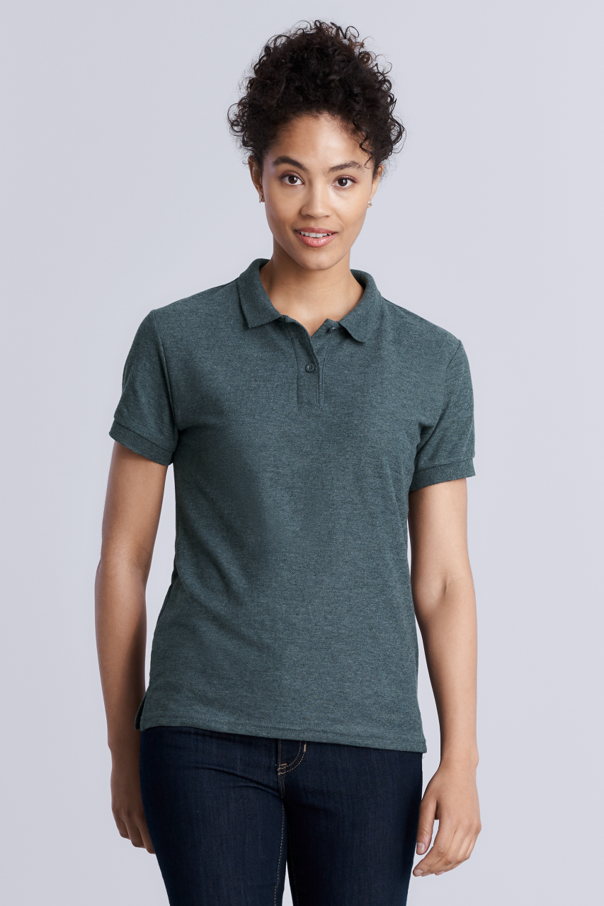 DRYBLEND ®  LADIES' DOUBLE PIQUÉ POLO - Black - Additional