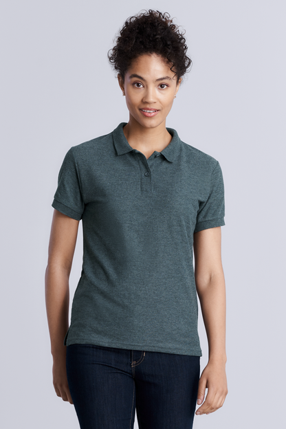 DRYBLEND ®  LADIES' DOUBLE PIQUÉ POLO - Black - Additional