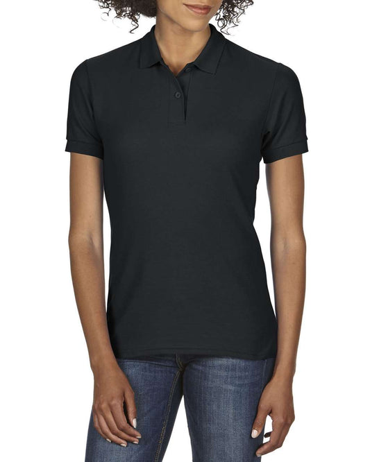 DRYBLEND ®  LADIES' DOUBLE PIQUÉ POLO - Black - Main