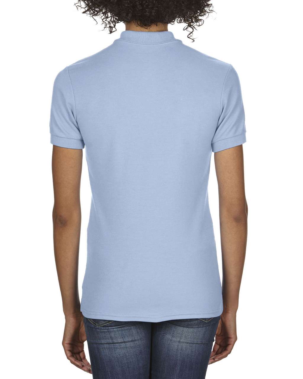 DRYBLEND ®  LADIES' DOUBLE PIQUÉ POLO - Light Blue - Additional