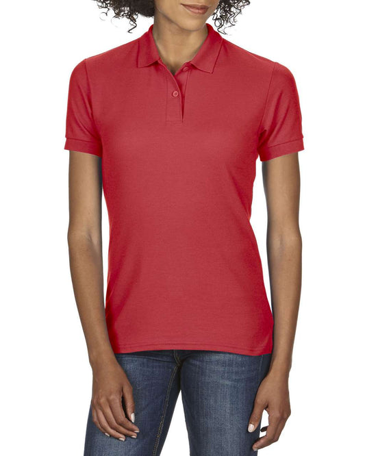 DRYBLEND ®  LADIES' DOUBLE PIQUÉ POLO - Red - Main