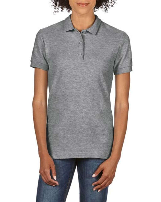 PREMIUM COTTON ®  LADIES' DOUBLE PIQUÉ POLO - Graphite Heather - Main