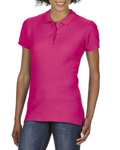 PREMIUM COTTON ®  LADIES' DOUBLE PIQUÉ POLO - Heliconia - Main