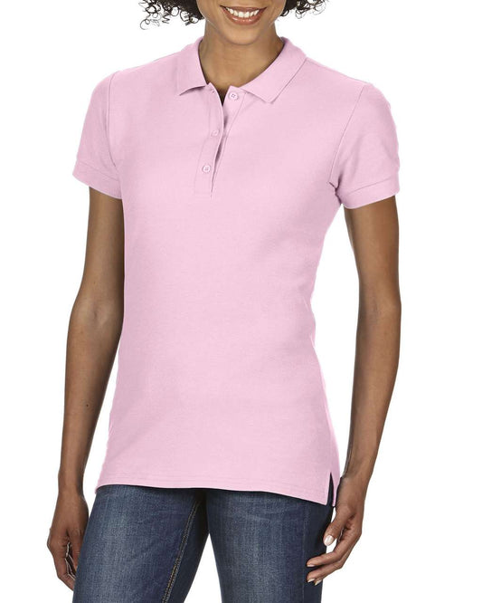 PREMIUM COTTON ®  LADIES' DOUBLE PIQUÉ POLO - Light Pink - Main