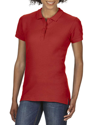 PREMIUM COTTON ®  LADIES' DOUBLE PIQUÉ POLO - Red - Main
