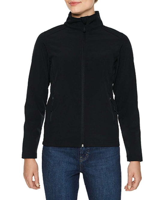 HAMMER LADIES SOFTSHELL JACKET - Black - colorimageurl