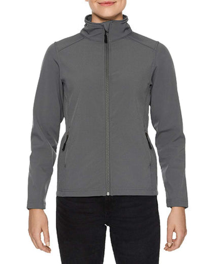 HAMMER LADIES SOFTSHELL JACKET - Charcoal - colorimageurl