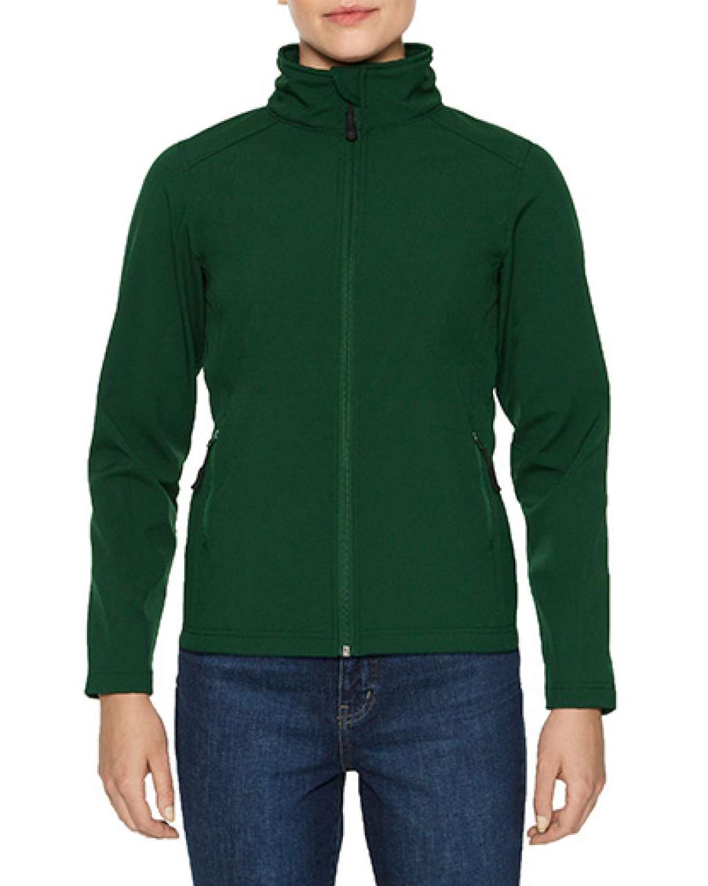 HAMMER LADIES SOFTSHELL JACKET - Forest Green - colorimageurl