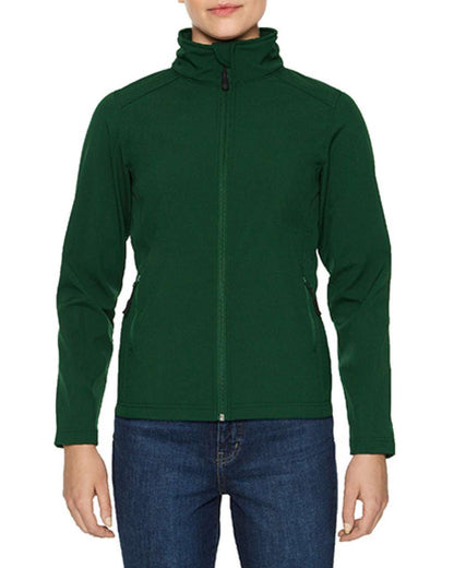HAMMER LADIES SOFTSHELL JACKET - Forest Green - colorimageurl