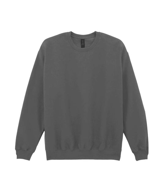 SOFTSTYLE® MIDWEIGHT FLEECE ADULT CREWNECK - Charcoal - colorimageurl