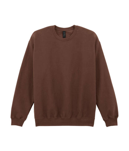 SOFTSTYLE® MIDWEIGHT FLEECE ADULT CREWNECK - Cocoa - colorimageurl