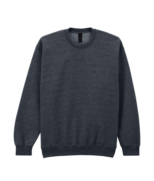 SOFTSTYLE® MIDWEIGHT FLEECE ADULT CREWNECK - Dark Heather - colorimageurl