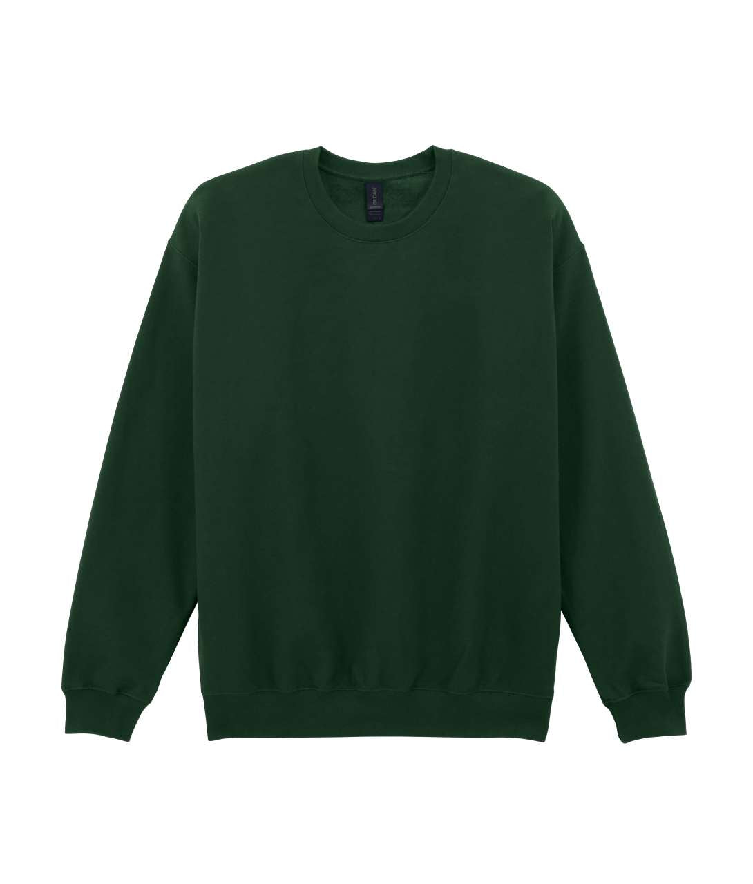 SOFTSTYLE® MIDWEIGHT FLEECE ADULT CREWNECK - Forest Green - colorimageurl