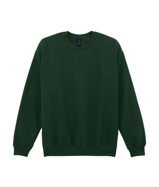 SOFTSTYLE® MIDWEIGHT FLEECE ADULT CREWNECK - Forest Green - colorimageurl