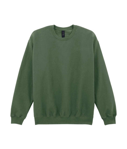SOFTSTYLE® MIDWEIGHT FLEECE ADULT CREWNECK - Military Green - colorimageurl