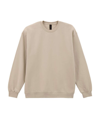 SOFTSTYLE® MIDWEIGHT FLEECE ADULT CREWNECK - Sand - colorimageurl