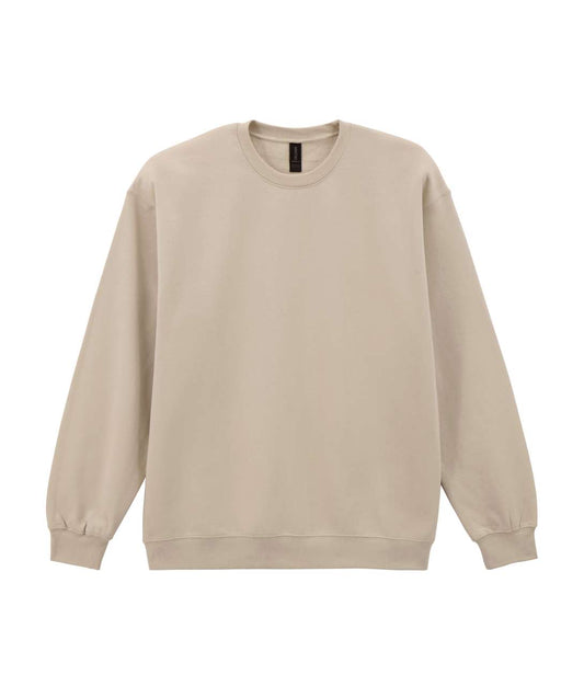 SOFTSTYLE® MIDWEIGHT FLEECE ADULT CREWNECK - Sand - colorimageurl
