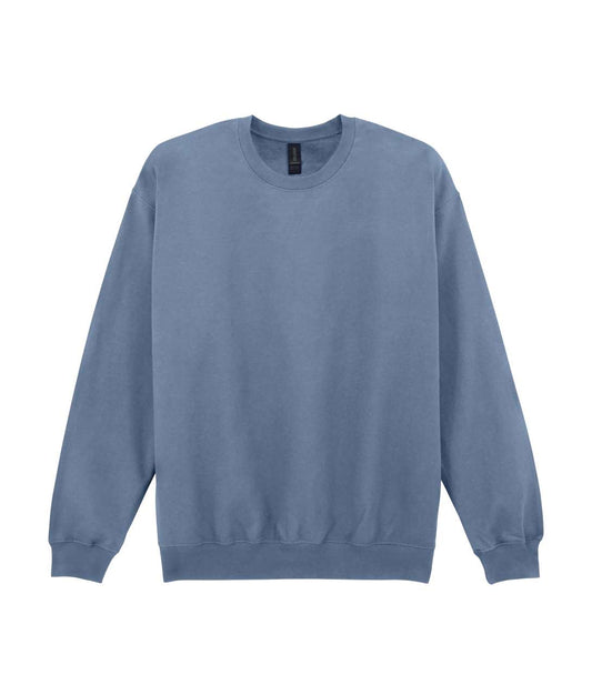SOFTSTYLE® MIDWEIGHT FLEECE ADULT CREWNECK - Stone Blue - colorimageurl