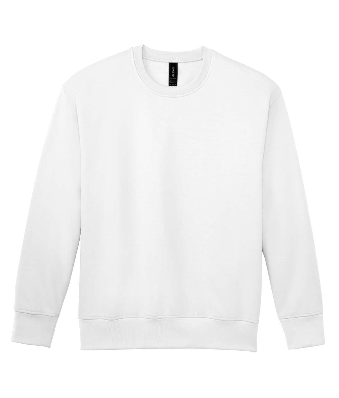 SOFTSTYLE® MIDWEIGHT FLEECE ADULT CREWNECK - White - colorimageurl