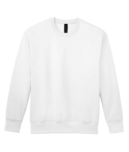 SOFTSTYLE® MIDWEIGHT FLEECE ADULT CREWNECK - White - colorimageurl