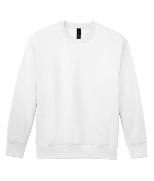 SOFTSTYLE® MIDWEIGHT FLEECE ADULT CREWNECK - White - colorimageurl