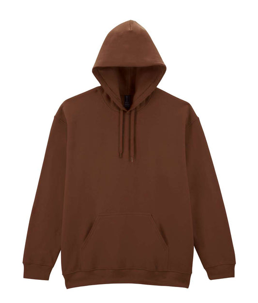 SOFTSTYLE® MIDWEIGHT FLEECE ADULT HOODIE - Cocoa - colorimageurl