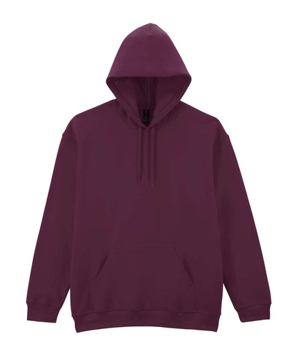 SOFTSTYLE® MIDWEIGHT FLEECE ADULT HOODIE - Maroon - colorimageurl