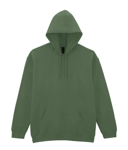 SOFTSTYLE® MIDWEIGHT FLEECE ADULT HOODIE - Military Green - colorimageurl