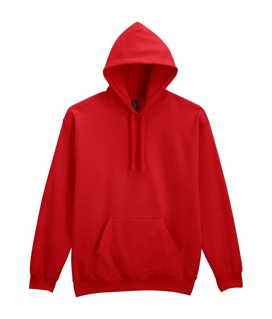 SOFTSTYLE® MIDWEIGHT FLEECE ADULT HOODIE - Red - colorimageurl